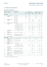 74HCT3G07GD Datasheet Page 4