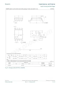 74HCT3G14GD Datasheet Page 12