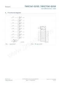 74HCT541D-Q100J Datasheet Page 2