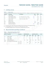 74HCT541D-Q100J Datasheet Page 6