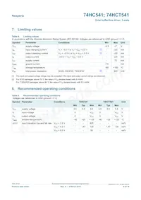 74HCT541DB Datasheet Page 6