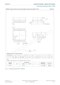 74HCT573DB-Q100J Datasheet Page 12