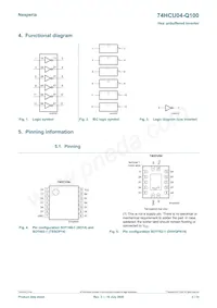 74HCU04D-Q100J Datasheet Page 2