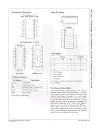 74LCX373MTCX Datasheet Page 3