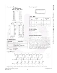 74LCX573MTCX Datasheet Page 3