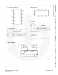 74LCXR2245WMX Datasheet Page 3