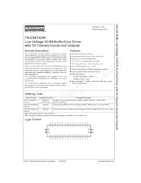 74LCXZ16244MEAX Datasheet Page 2