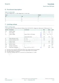 74LV02APWJ Datasheet Page 3