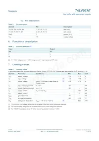 74LV07ATPWJ Datasheet Page 3