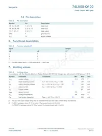 74LV08D-Q100 Datasheet Page 3