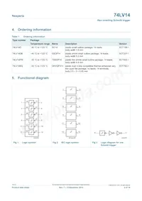 74LV14PW/AUJ Datasheet Page 2