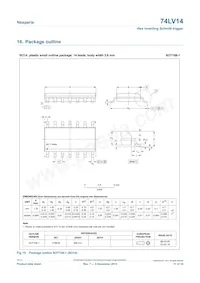74LV14PW/AUJ Datasheet Page 11