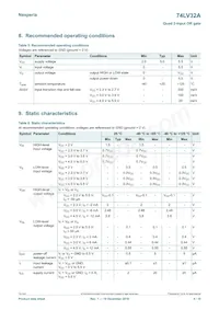 74LV32APWJ Datasheet Page 4