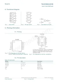 74LVC00AD-Q100J Datasheet Page 2