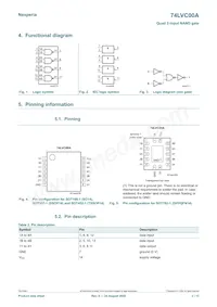 74LVC00APW/AUJ Datasheet Page 2