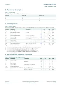 74LVC02AD-Q100J Datasheet Page 3