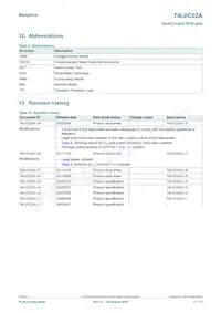 74LVC02APW/AUJ Datasheet Page 11