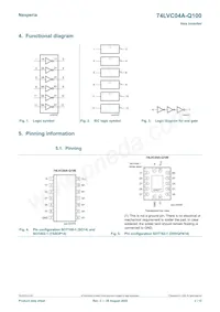 74LVC04ABQ-Q100X Datasheet Page 2