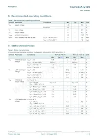 74LVC04ABQ-Q100X Datasheet Page 4