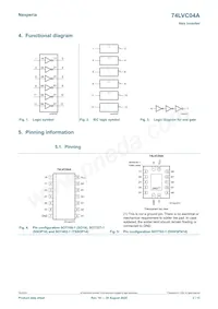 74LVC04APW/AUJ Datasheet Page 2