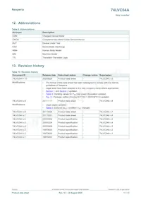 74LVC04APW/AUJ Datasheet Page 11