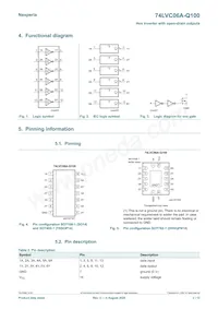 74LVC06ABQ-Q100X Datasheet Page 2