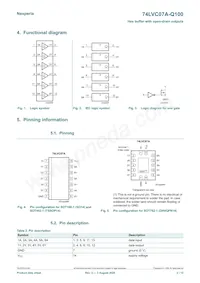 74LVC07ABQ-Q100X Datasheet Page 2