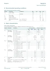 74LVC11PW/AUJ Datasheet Page 4