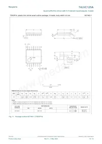 74LVC125APW/AUJ Datasheet Page 10