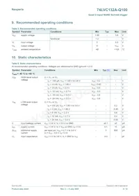 74LVC132ABQ-Q100X Datasheet Page 4
