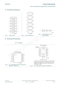 74LVC14AD-Q100J Datasheet Page 2