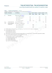 74LVC162373ADL Datasheet Page 9