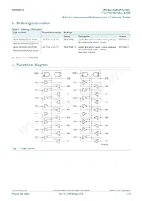 74LVC16245ADGV-Q1J Datasheet Page 2