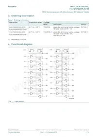 74LVC16245ADGV-Q1J Datasheet Pagina 2