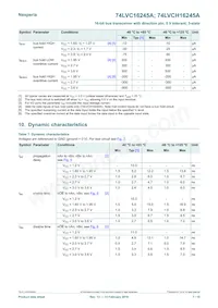 74LVC16245AEV Datasheet Page 7