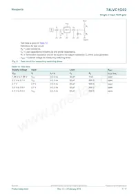 74LVC1G02GN Datasheet Page 7