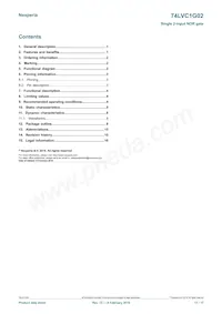 74LVC1G02GN Datasheet Pagina 17