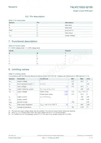 74LVC1G02GV-Q100H Datasheet Page 3