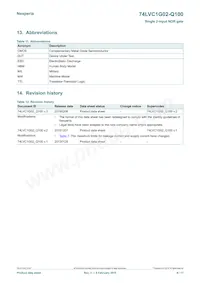 74LVC1G02GV-Q100H Datasheet Page 9