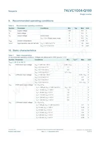74LVC1G04GV-Q100H Datasheet Page 4