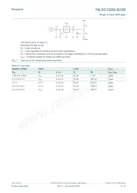 74LVC1G08GV-Q100 Datasheet Page 6