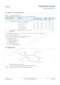 74LVC1G11GV-Q100H Datasheet Page 6