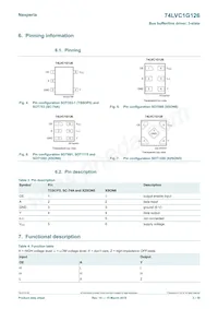 74LVC1G126GN Datasheet Page 3