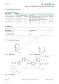 74LVC1G74GD-Q100H Datasheet Pagina 2