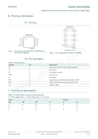 74LVC1G74GD-Q100H Datasheet Page 3