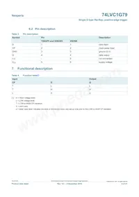 74LVC1G79GF Datasheet Page 4