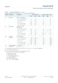 74LVC1G79GF Datasheet Page 8