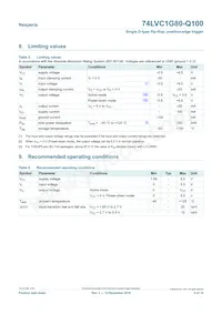 74LVC1G80GW-Q100 Datasheet Page 4