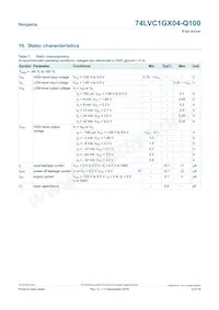 74LVC1GX04GV-Q100H Datasheet Page 5