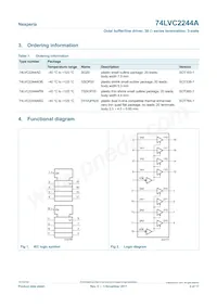 74LVC2244APW/AUJ Datasheet Page 2